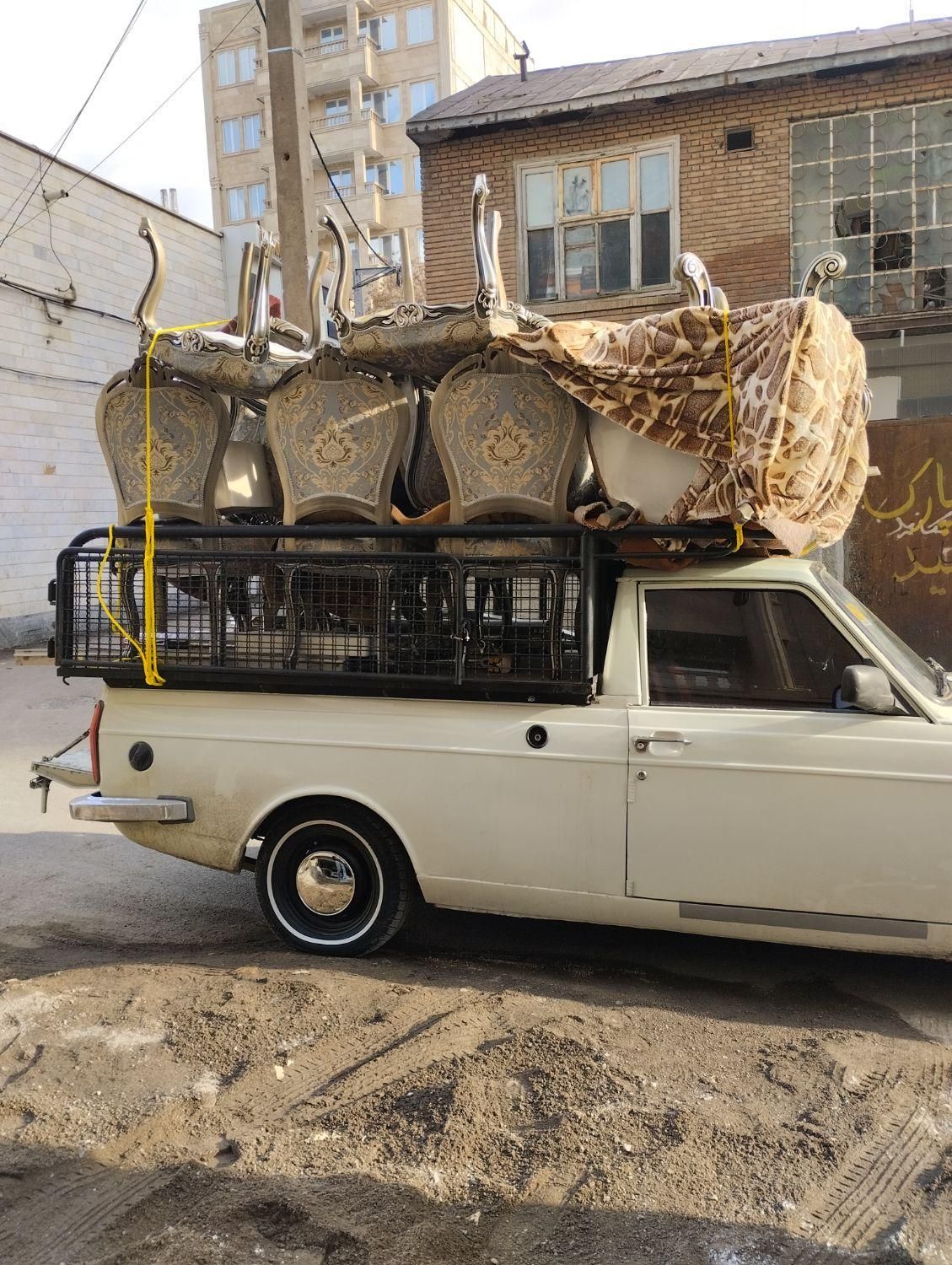 باربری وانت بار وانت تلفنی با کارگر اثاث کشی|خدمات حمل و نقل|اردبیل, |دیوار