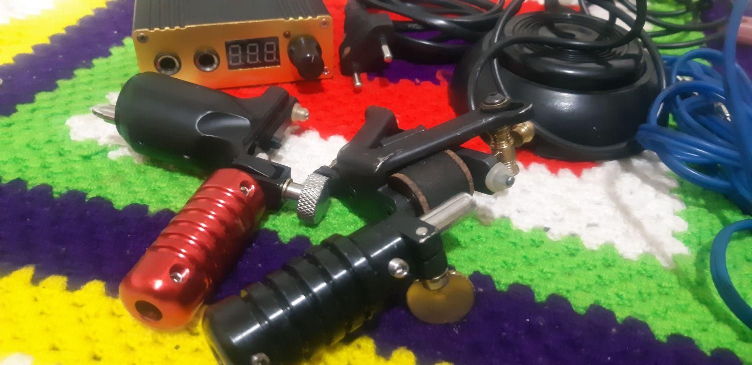 دستگاه تتوی بدن..گان وروتاری درحدصفر|آرایشگاه و سالنهای زیبایی|یاسوج, |دیوار