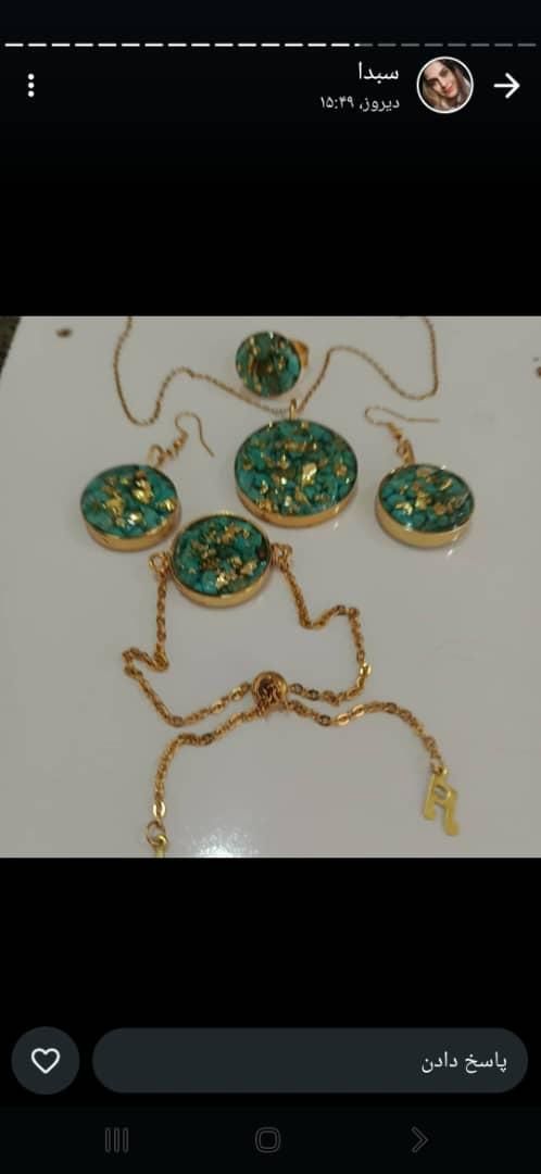 ست گردنبند گوشواره دستبند|بدلیجات|دورود, |دیوار