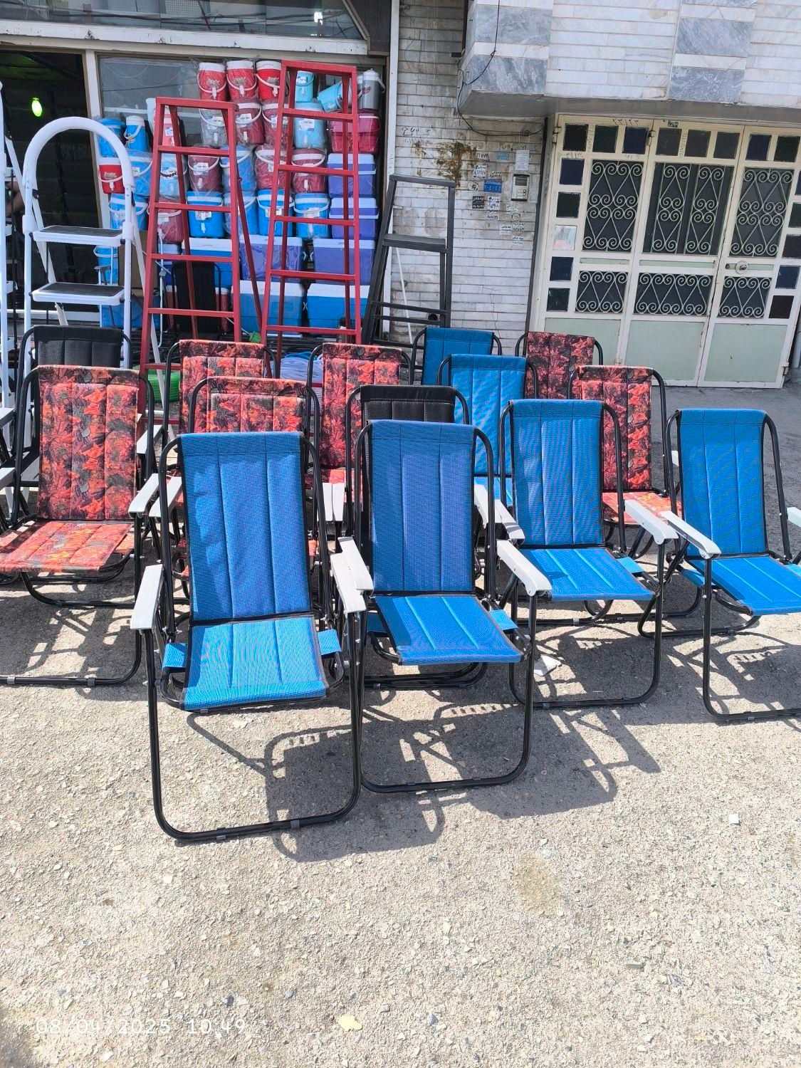 صندلی دسته مبلی تاشو 9فنره|صندلی و نیمکت|کرمانشاه, |دیوار