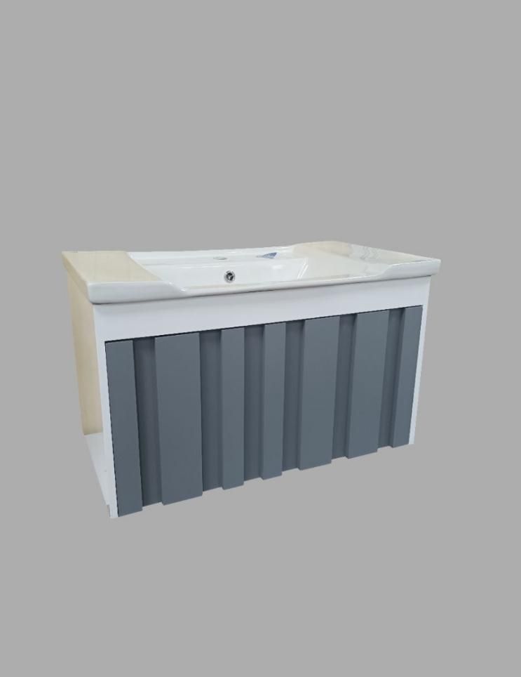 روشویی کابینتی آنجلا 80×46 سفید طوسی|لوازم سرویس بهداشتی|کرج, گلشهر|دیوار