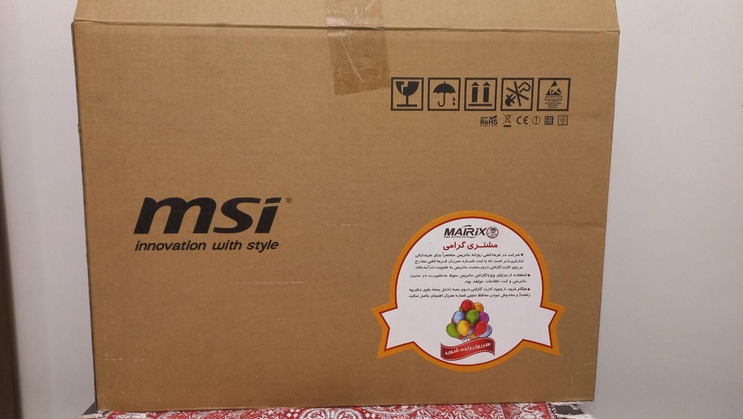 لپتاپ MSI GE62 7RD-BB گیمینگ|رایانه همراه|تهران, جمهوری|دیوار