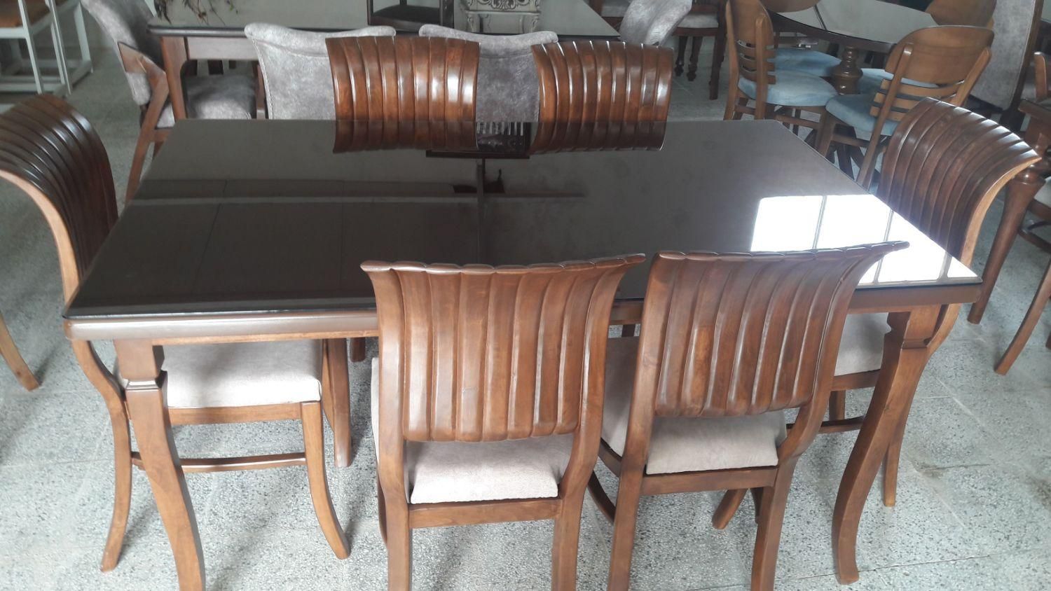 صندلی و میز ناهار خوری مدل صدفی|میز و صندلی غذاخوری|مشهد, شهرک رازی (شهرک غرب)|دیوار