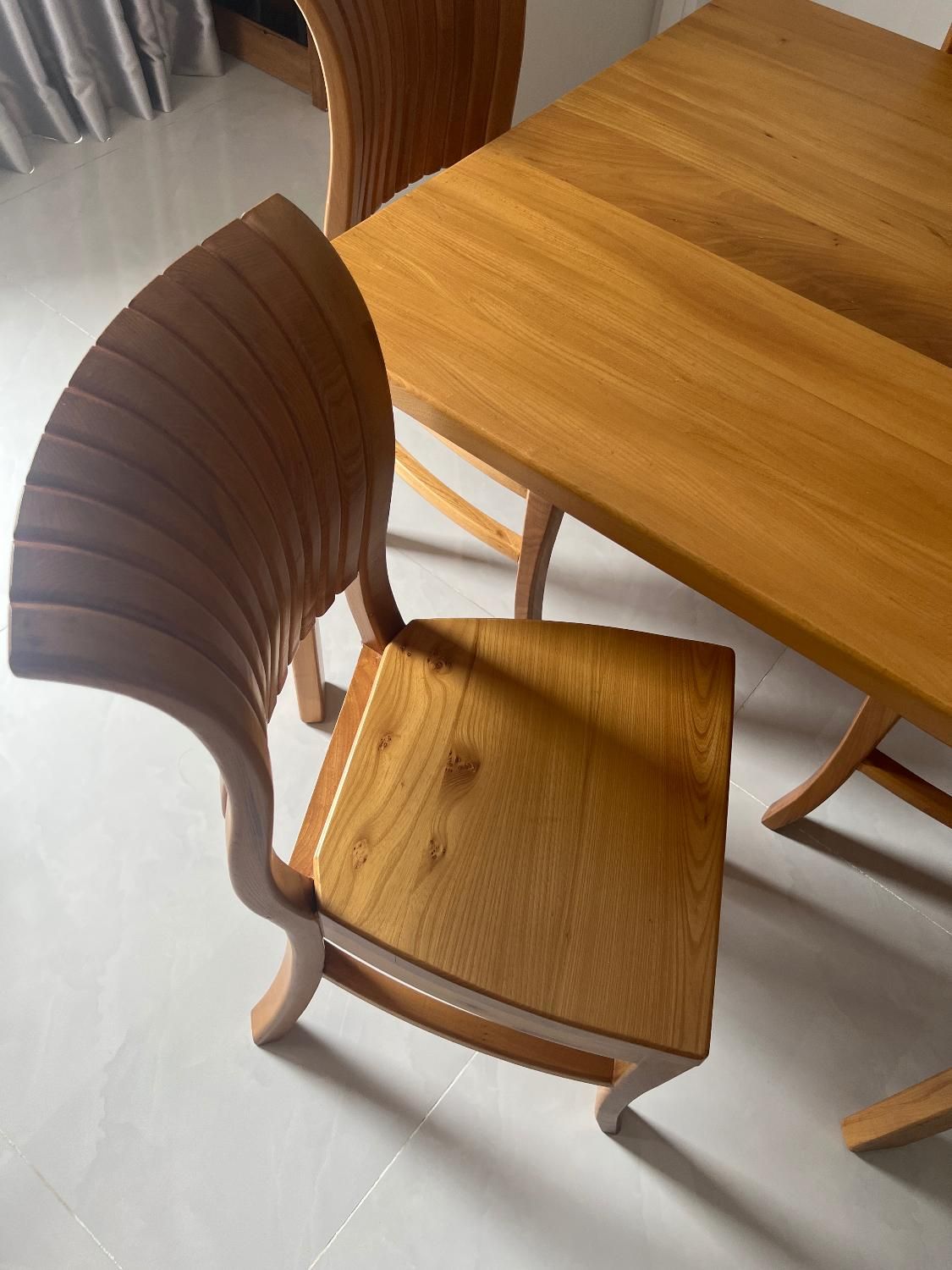 میز وصندلی چوبی|میز و صندلی غذاخوری|بابل, |دیوار