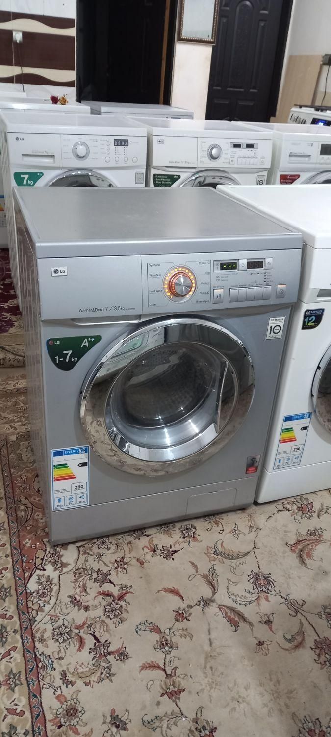 ماشین لباسشویی الجی صدرصدخشک کن اصل کره|ماشین لباسشویی و خشک‌کن لباس|نیشابور, شهید بهشتی|دیوار