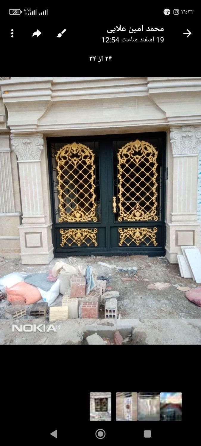 نقاش درب حیاط|خدمات پیشه و مهارت|اردبیل, |دیوار