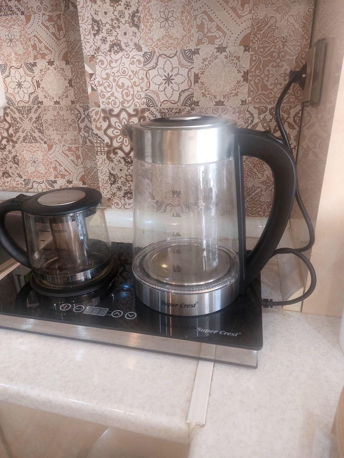 چای ساز کنار همی تمیز و نو مارک سوپر کرست|سماور، چایساز، قهوهساز|نجفآباد, شهید بهشتی|دیوار