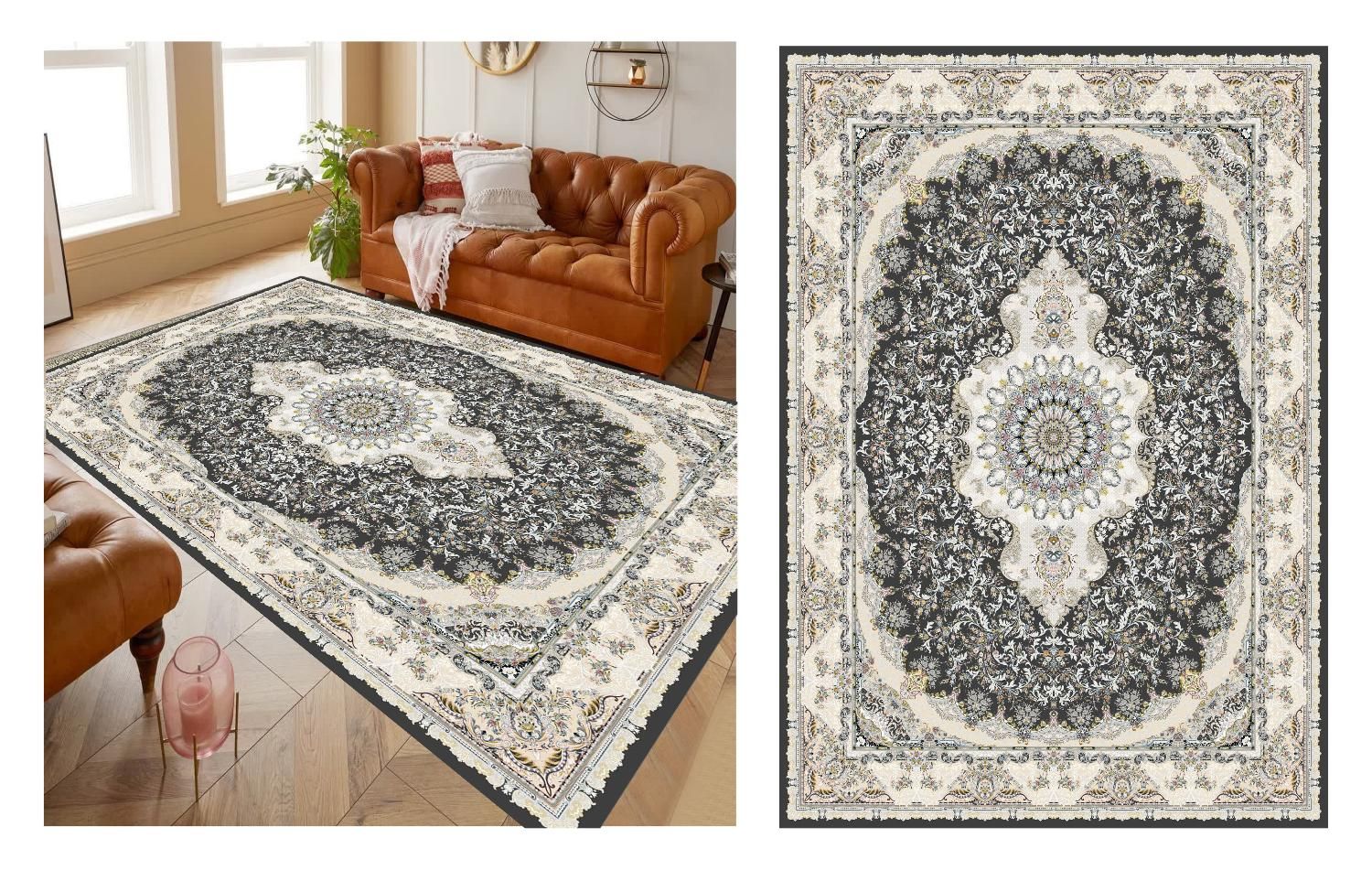 فرش مخمل /روفرشی کش دار کد 6279|روفرشی|اصفهان, خلیل آباد|دیوار