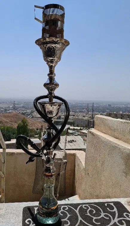 قلیان مصری دو کاسه،قلیان خلیل مامون،قلیان کافه ایی|کلکسیون و سرگرمی|کرج, کلاک بالا|دیوار