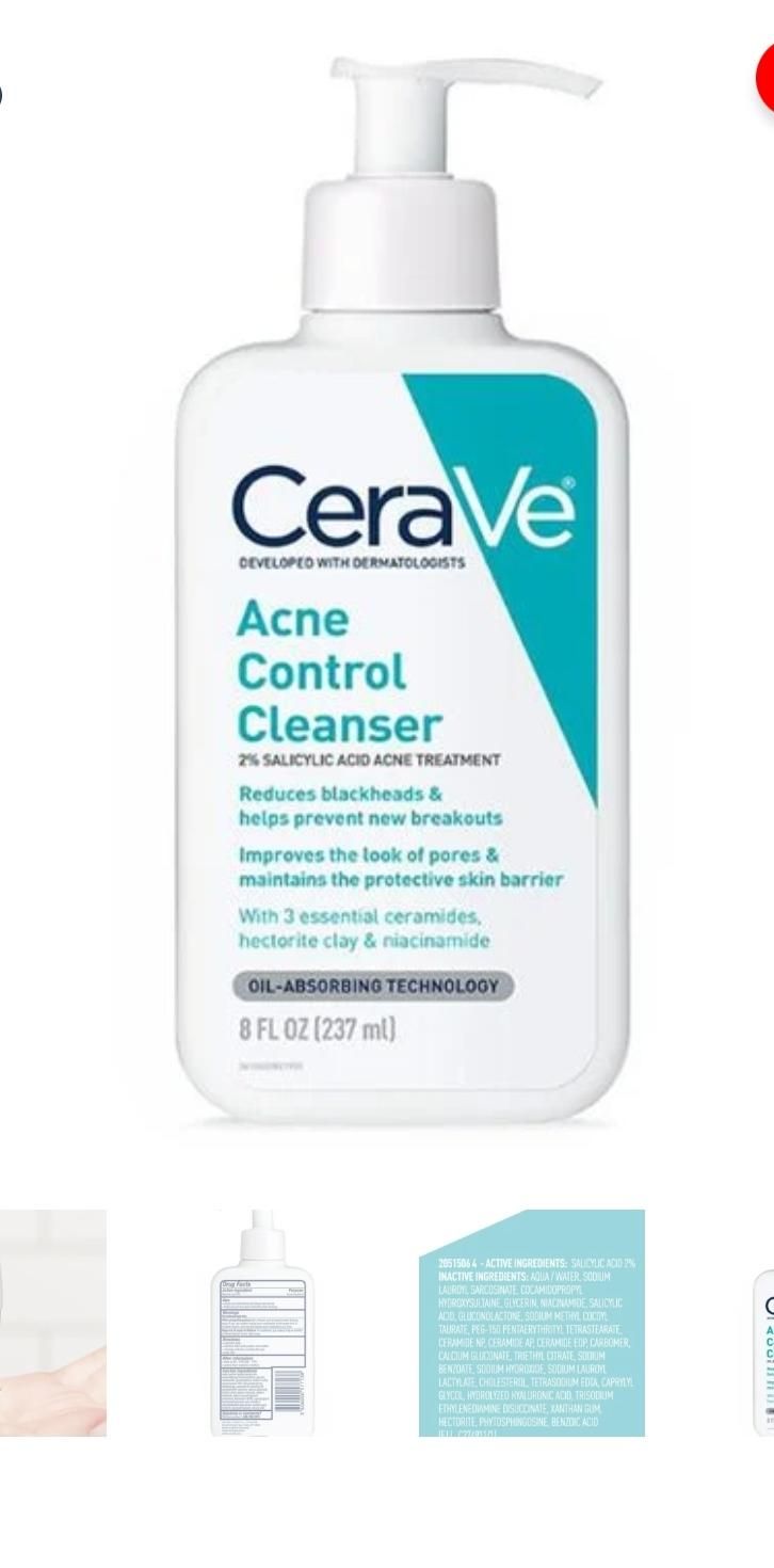 ژل شوینده صورت cerave  فیس واش سراوی|آرایشی، بهداشتی، درمانی|اصفهان, لنبان|دیوار