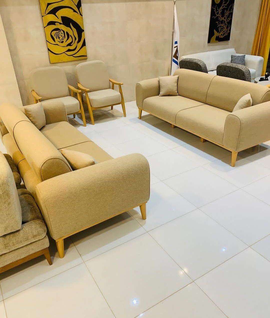 مبل صدفی چوبی|مبلمان خانگی و میز عسلی|یزد, |دیوار