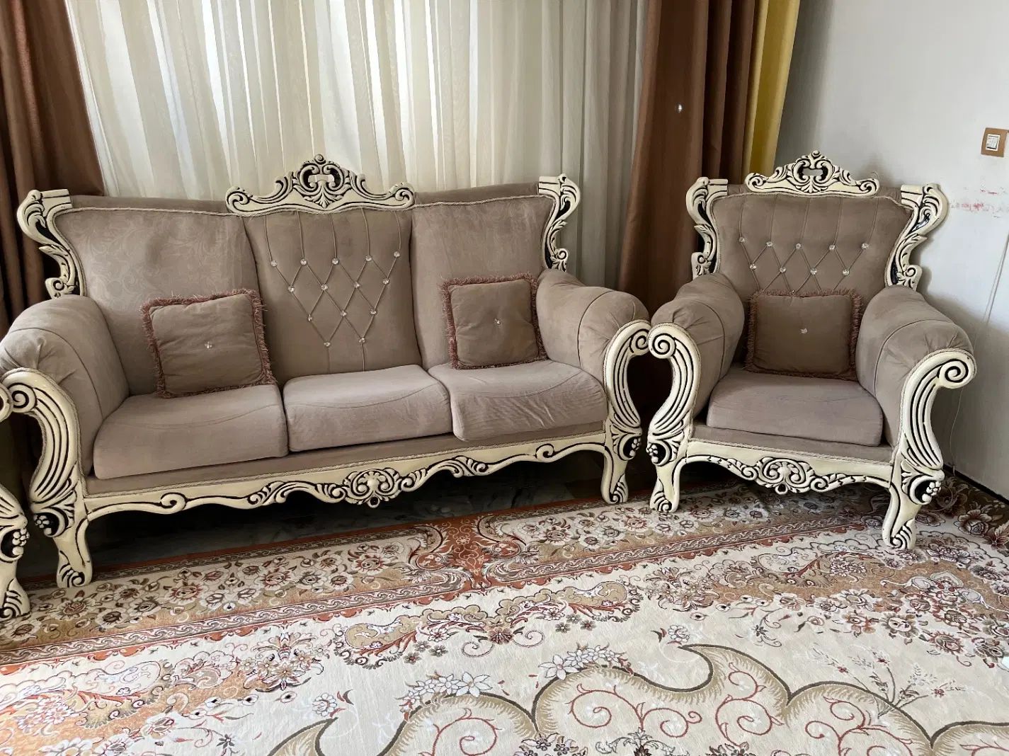 مبل ۷ نفره|مبلمان خانگی و میز عسلی|تهران, ازگل|دیوار