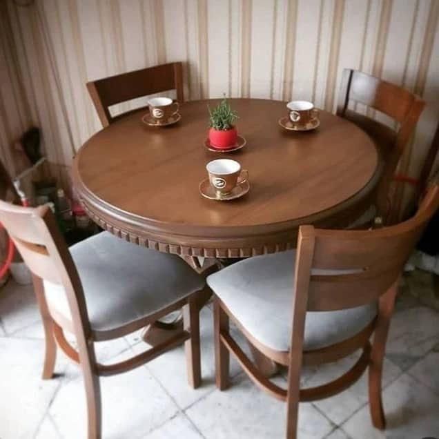 میز غذاخوری لهستانی|میز و صندلی غذاخوری|قشم, |دیوار