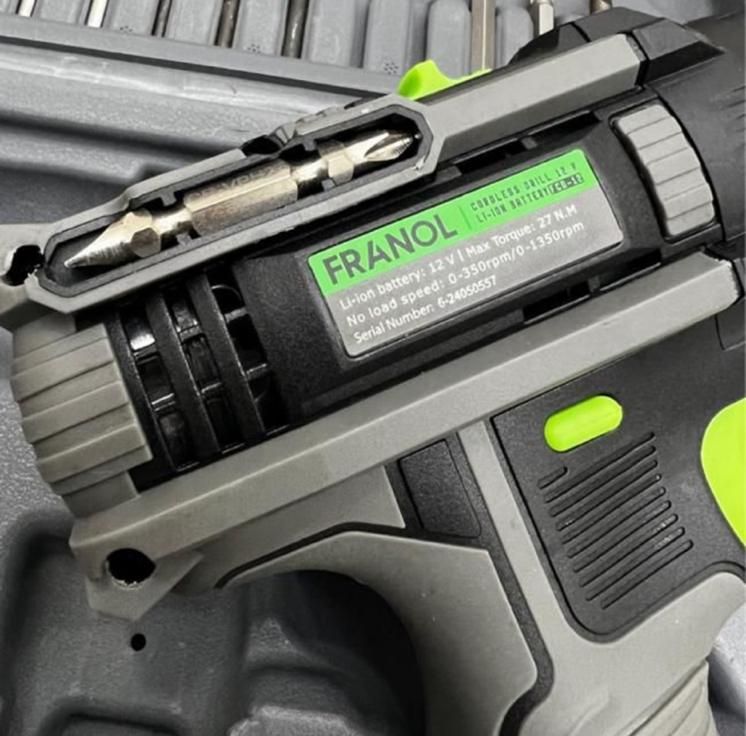 دریل شارژی دو باطری صنعتی FRANOL|ابزارآلات|اصفهان, شاهد|دیوار