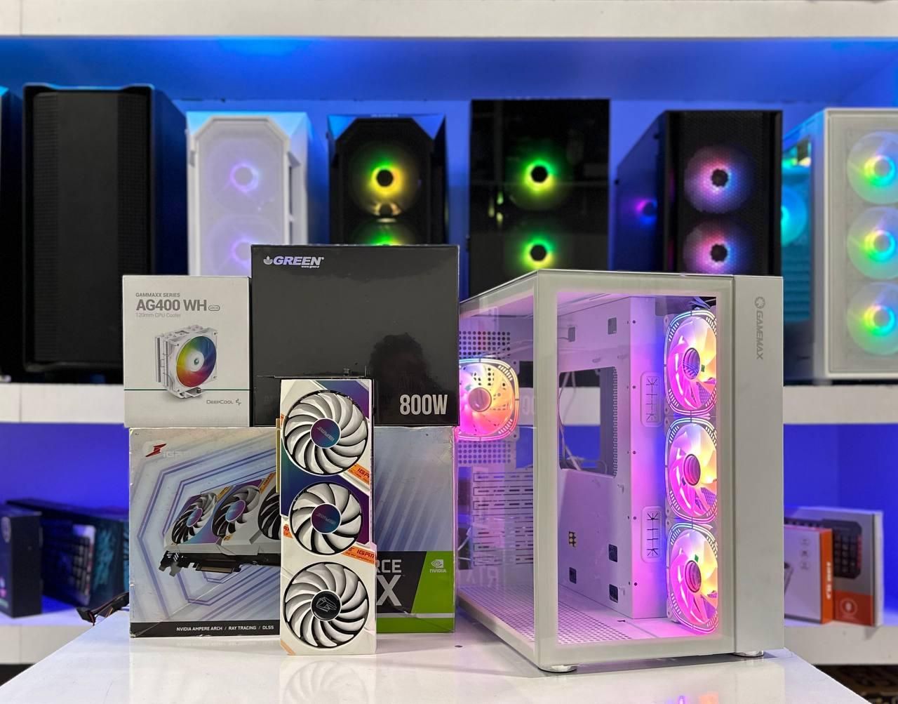 کیس گیمینگ RYZEN 5 7500F گرافیک RTX3070Ti آک|رایانه رومیزی|مشهد, فلسطین|دیوار