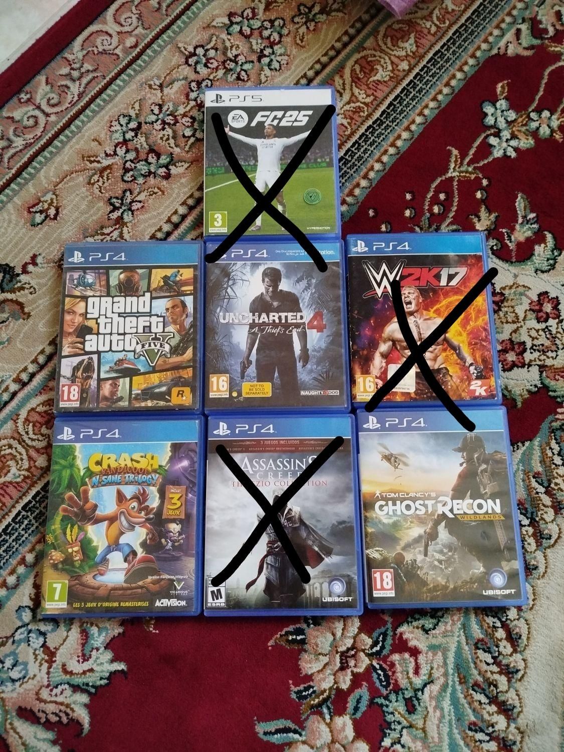 بازی ps4 و ps5|کنسول، بازی ویدئویی و آنلاین|تهران, آذری|دیوار