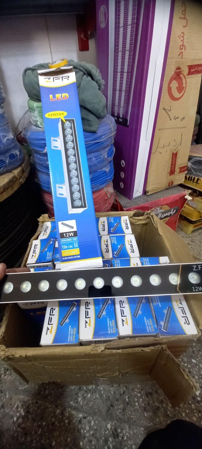 چراغ وال واشر تزئنی نورپردازی ۱۲W نما ZFRآفتابی|ریسه و چراغ تزئینی|اردبیل, |دیوار