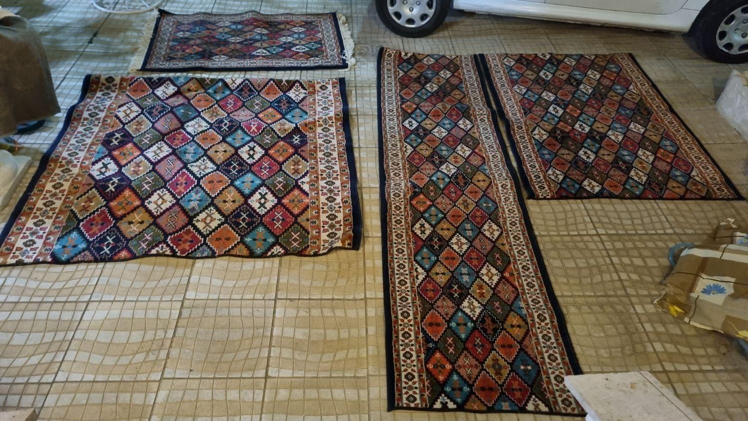 چندعدد کناره تمیز وبدون ایرادوشسته شده درتکاب|فرش|شاهین دژ, |دیوار