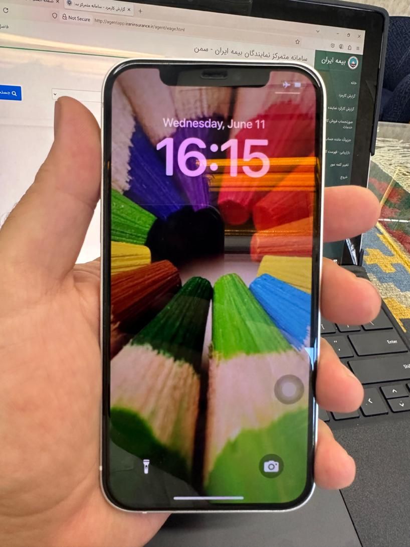 اپل iPhone 12 با حافظهٔ ۱۲۸ گیگابایت|موبایل|تهران, عباس‌آباد|دیوار