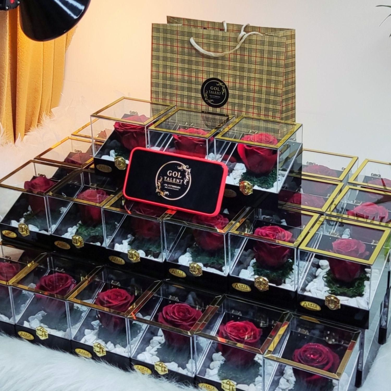 باکس گل رز جاودان باماندگاری۶سال،دسته گل رز هلندی|گل و گیاه طبیعی|تهران, چیتگر جنوبی|دیوار