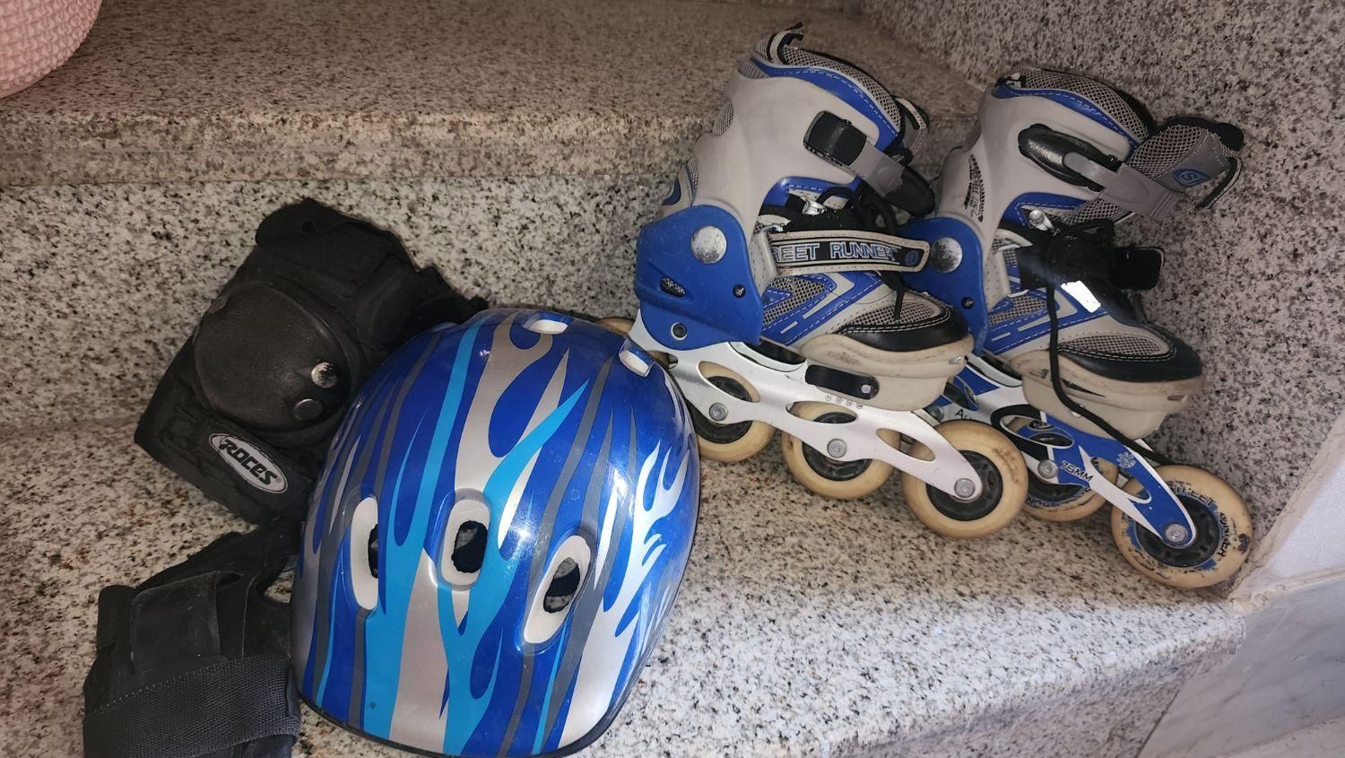 اسکیت در حد نو با تمام وسایل|دوچرخه، اسکیت، اسکوتر|شیراز, باهنر|دیوار