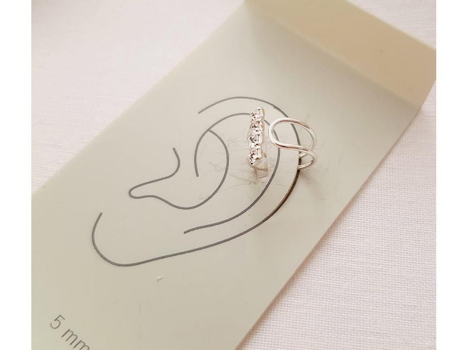 ایرکاف نقره نگینی سفید، درخششی مدرن برای استایل تو|بدلیجات|ارومیه, |دیوار