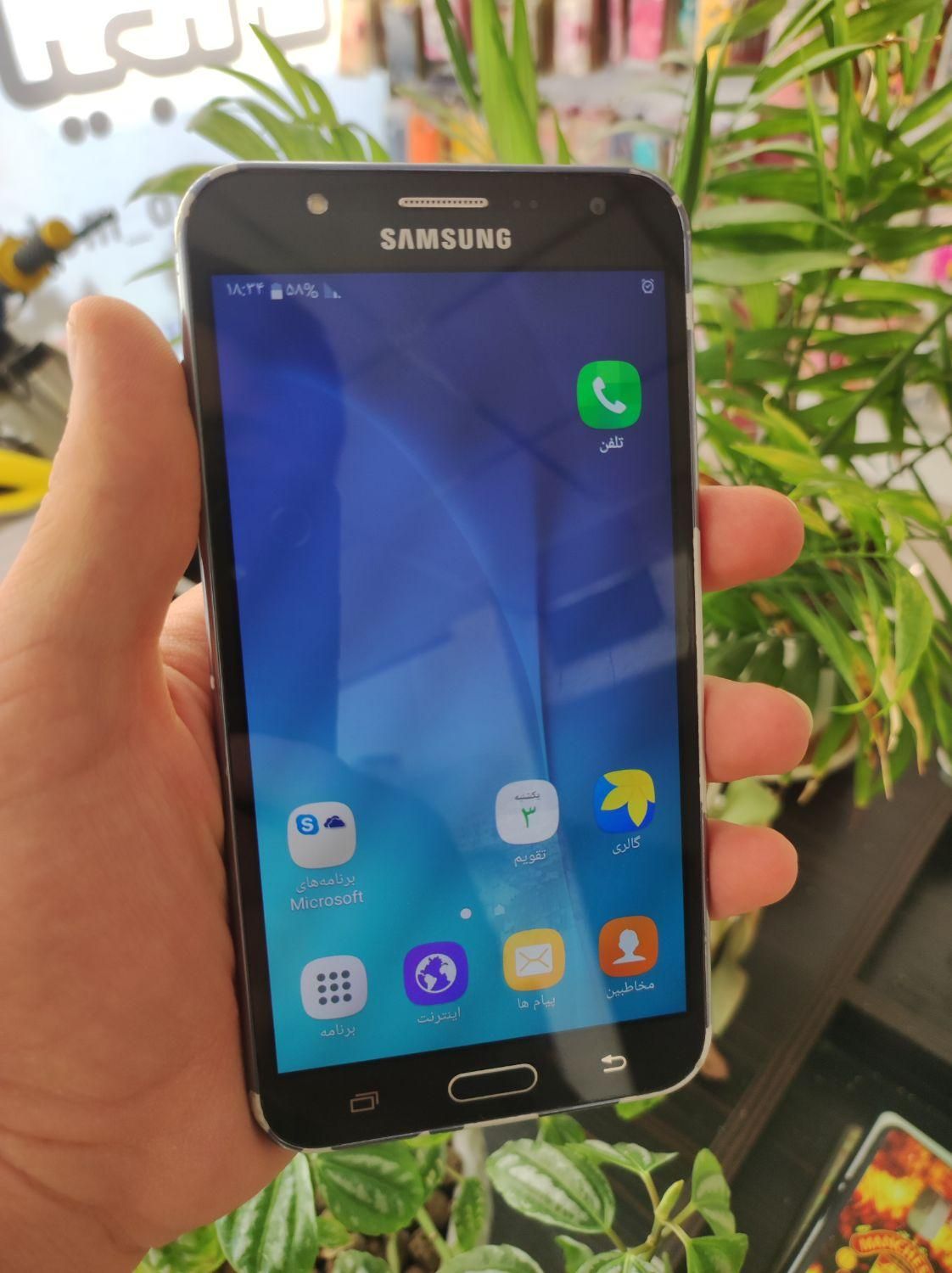 گوشی سامسونگ مدلGalaxy J7 16G مشکی دوسیم|موبایل|قزوین, |دیوار