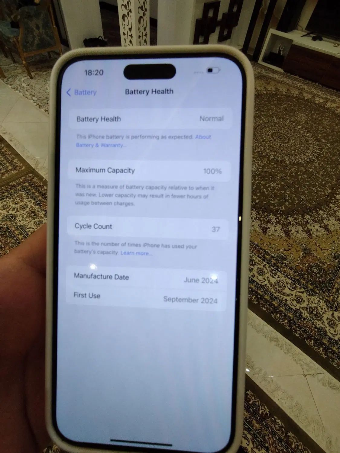اپل iPhone 15 Pro Max با حافظهٔ ۲۵۶ گیگابایت|موبایل|کرمانشاه, |دیوار