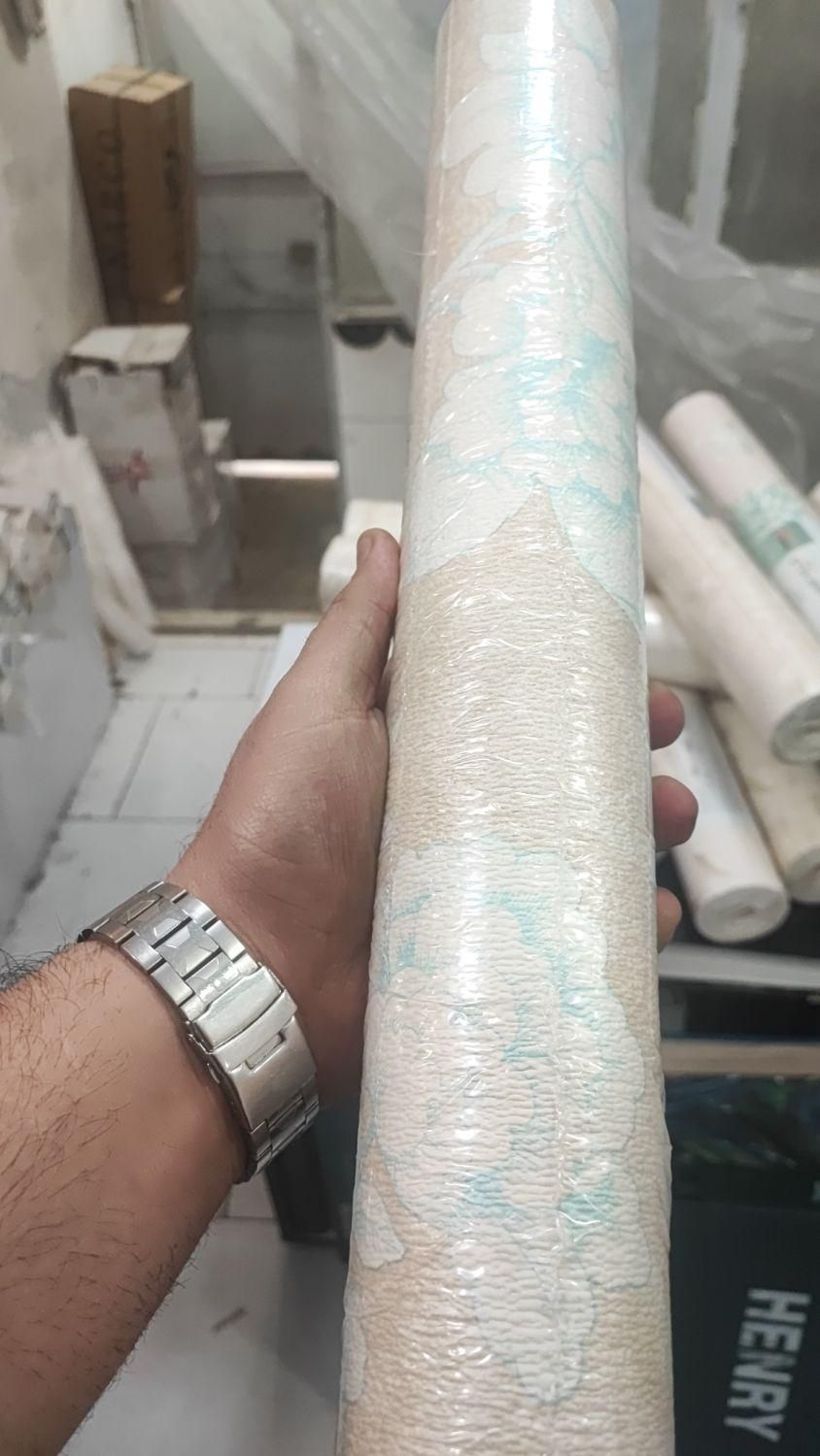 کاغذ دیواری گنجیشکی رنگ روشن طرح محو|مصالح و تجهیزات ساختمان|تهران, شمشیری|دیوار