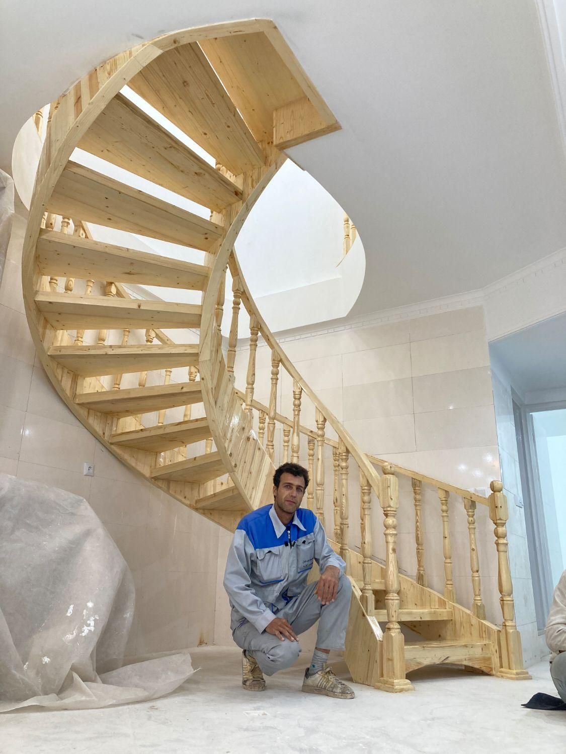 اجرای تخصصی انواع پله دوبلکس پیچ گرد ،نرده، کف پله|خدمات پیشه و مهارت|سبزوار, ابوریحان|دیوار