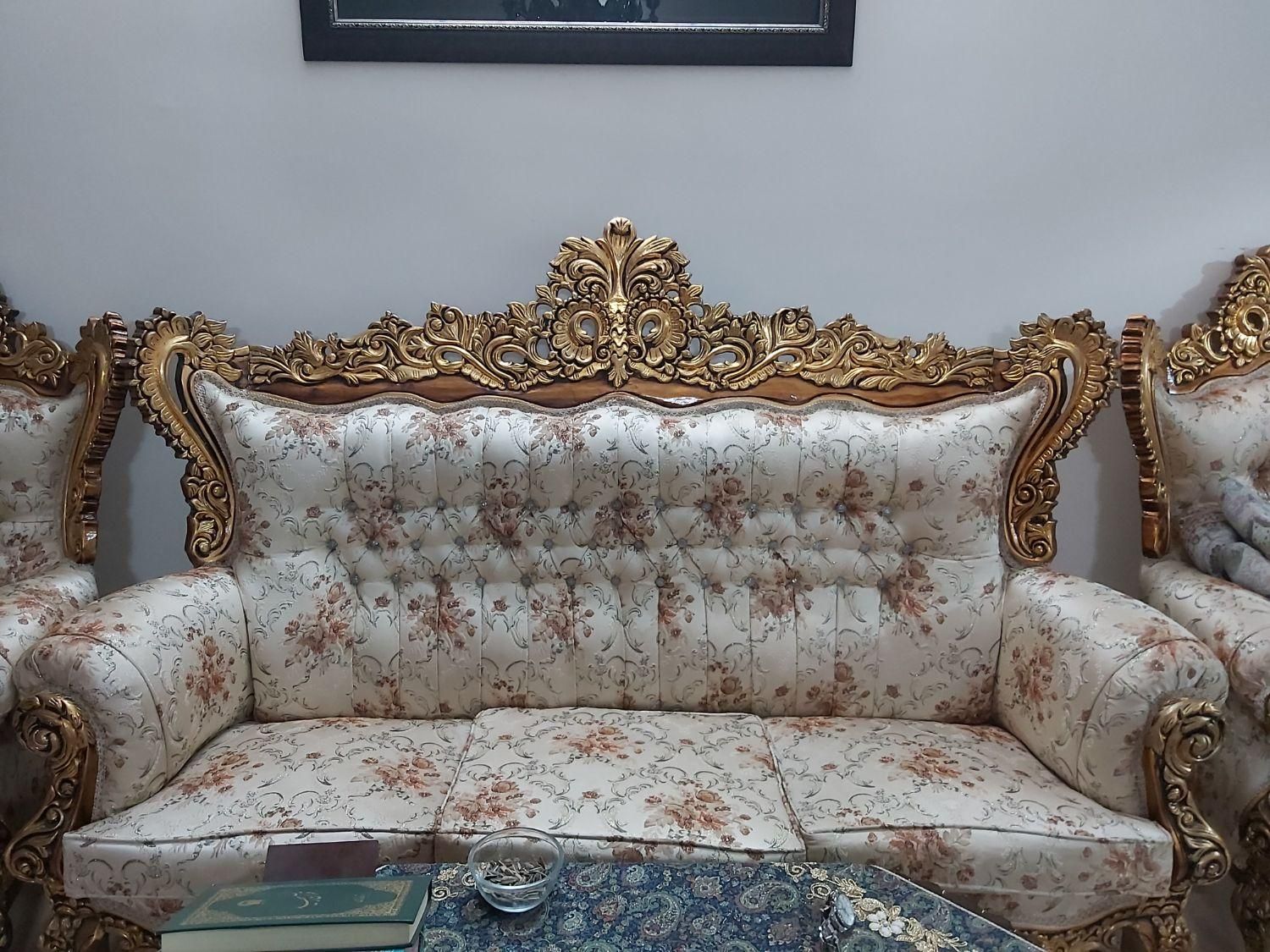 مبل استیل ۹ نفره|مبلمان خانگی و میز عسلی|مشهد, امیریه|دیوار