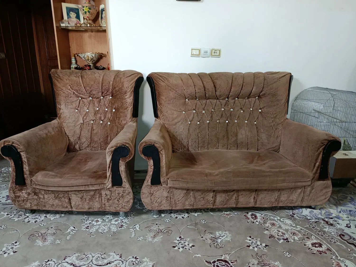 مبل نیم ست|مبلمان خانگی و میز عسلی|مشهد, ارمغان|دیوار