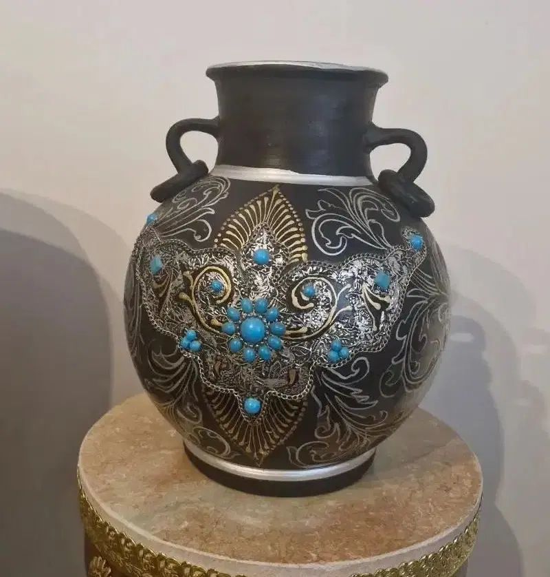 گلدان دکوری صنایع دستی همدان|صنایع دستی و سایر لوازم تزئینی|تهران, سید خندان (جلفا)|دیوار