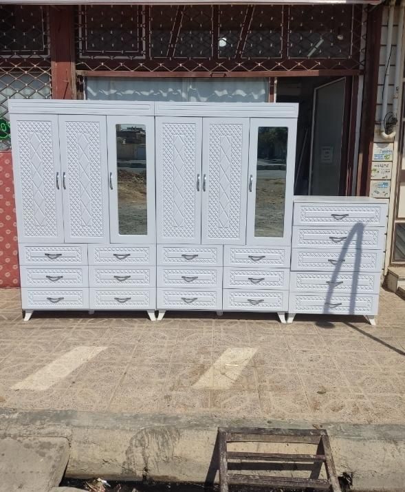 کمد لباس دو تیکه جا دار تولید و پخش مستقیم چکی کد6|جاکفشی، کمد، دراور|زنجان, |دیوار