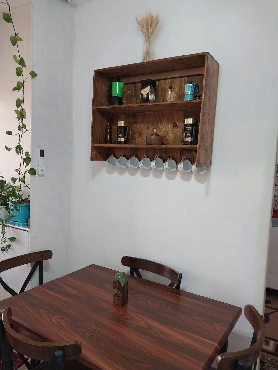 شلف چوبی دیواری|کتابخانه، شلف، قفسههای دیواری|کرمانشاه, |دیوار