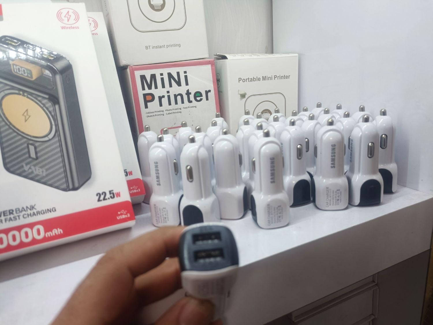 شارژر فندکی خودرو دو گوشی همزمان سامسونگ|لوازم جانبی موبایل و تبلت|تبریز, |دیوار