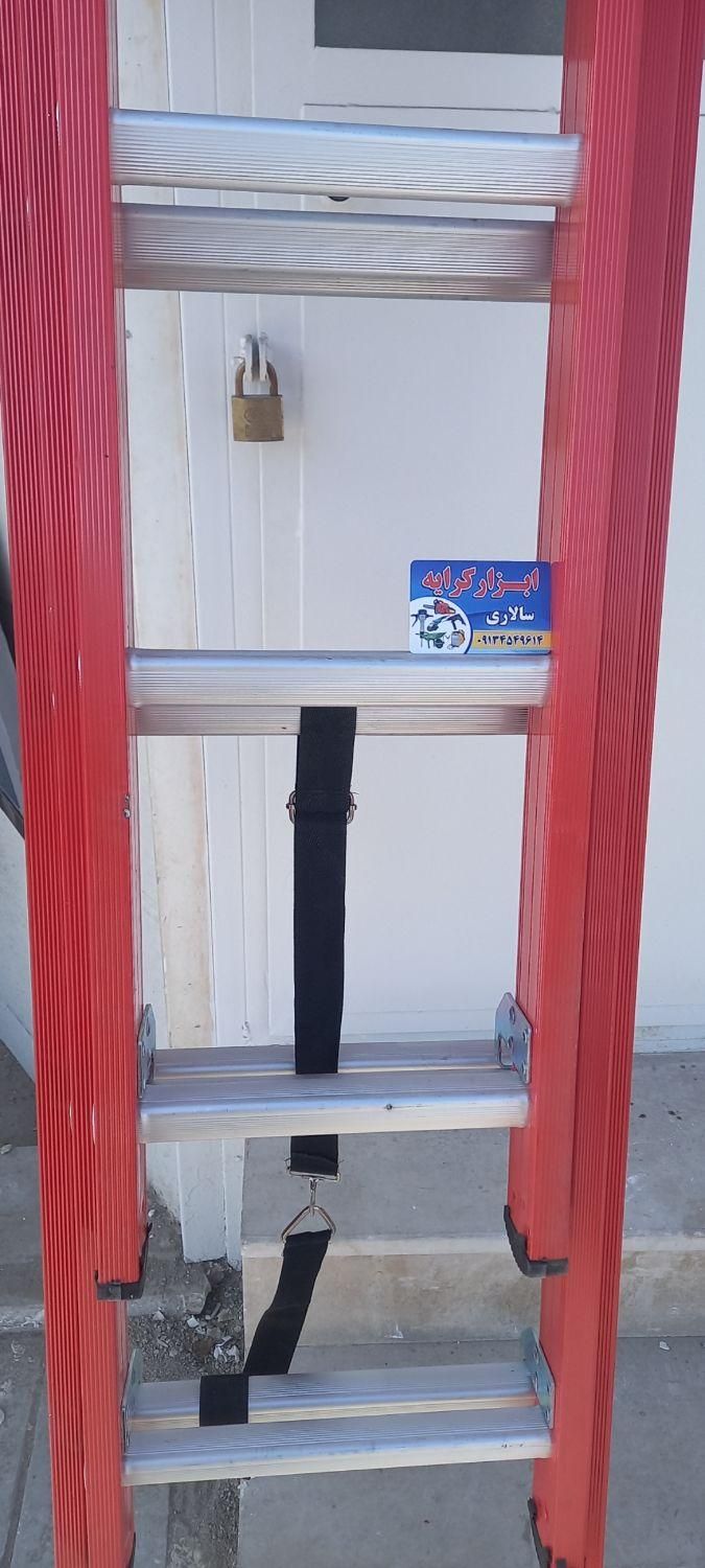 کرایه بالابر چهارپایه تخته بنایی موتوربرق نردبان|خدمات پیشه و مهارت|یزد, |دیوار