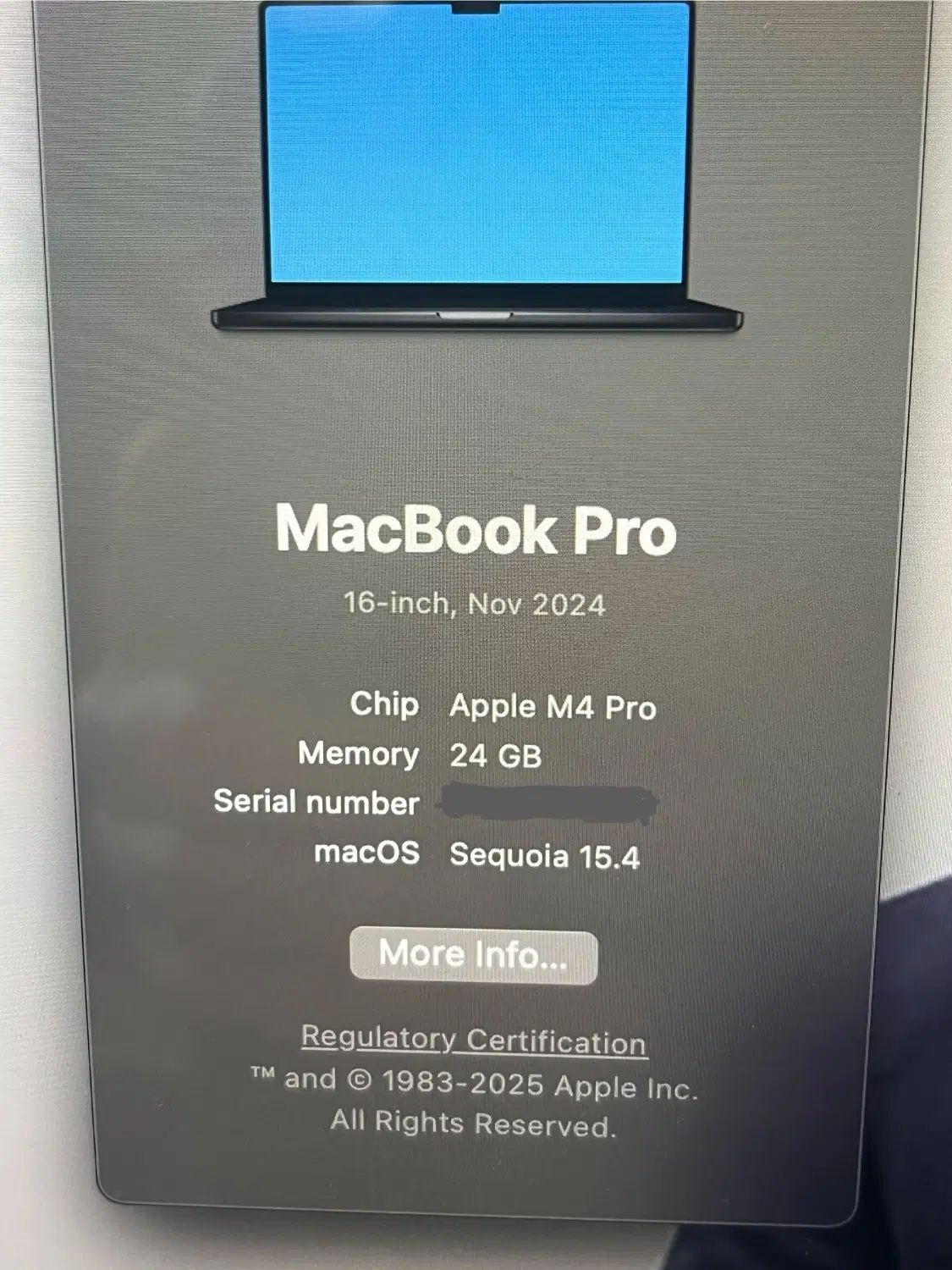 Macbook pro m4 16inch 2025 مک بوک پرو تعویض|رایانه همراه|تهران, دروس|دیوار