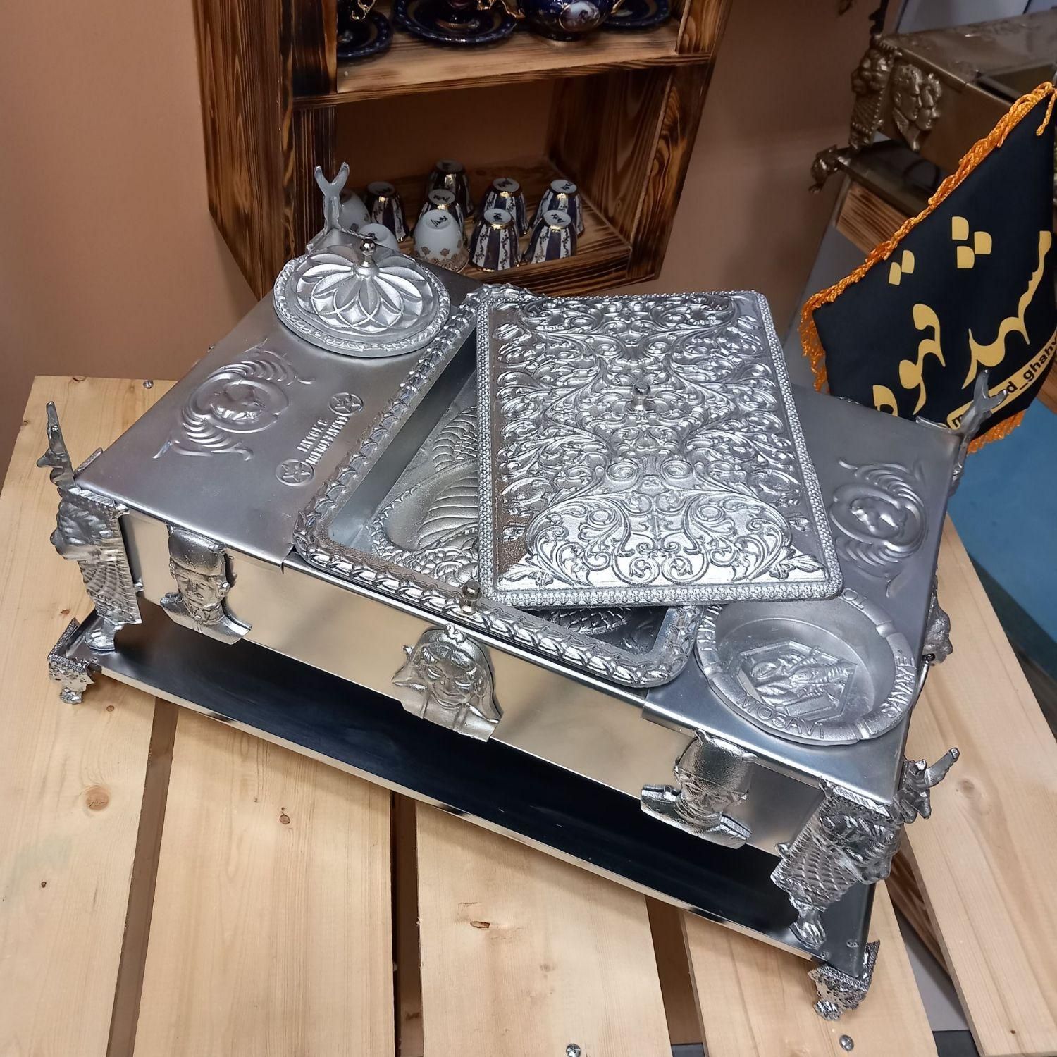 منقل پنج کاره ذغالی برقی گازی مناسب دله عربی|کلکسیون اشیاء عتیقه|شوشتر, |دیوار