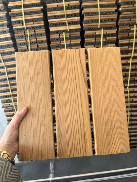 کفپوش تایل ترمو وود تایل چوبی و چمن رویان چوب|عمده‌فروشی|نوشهر, |دیوار