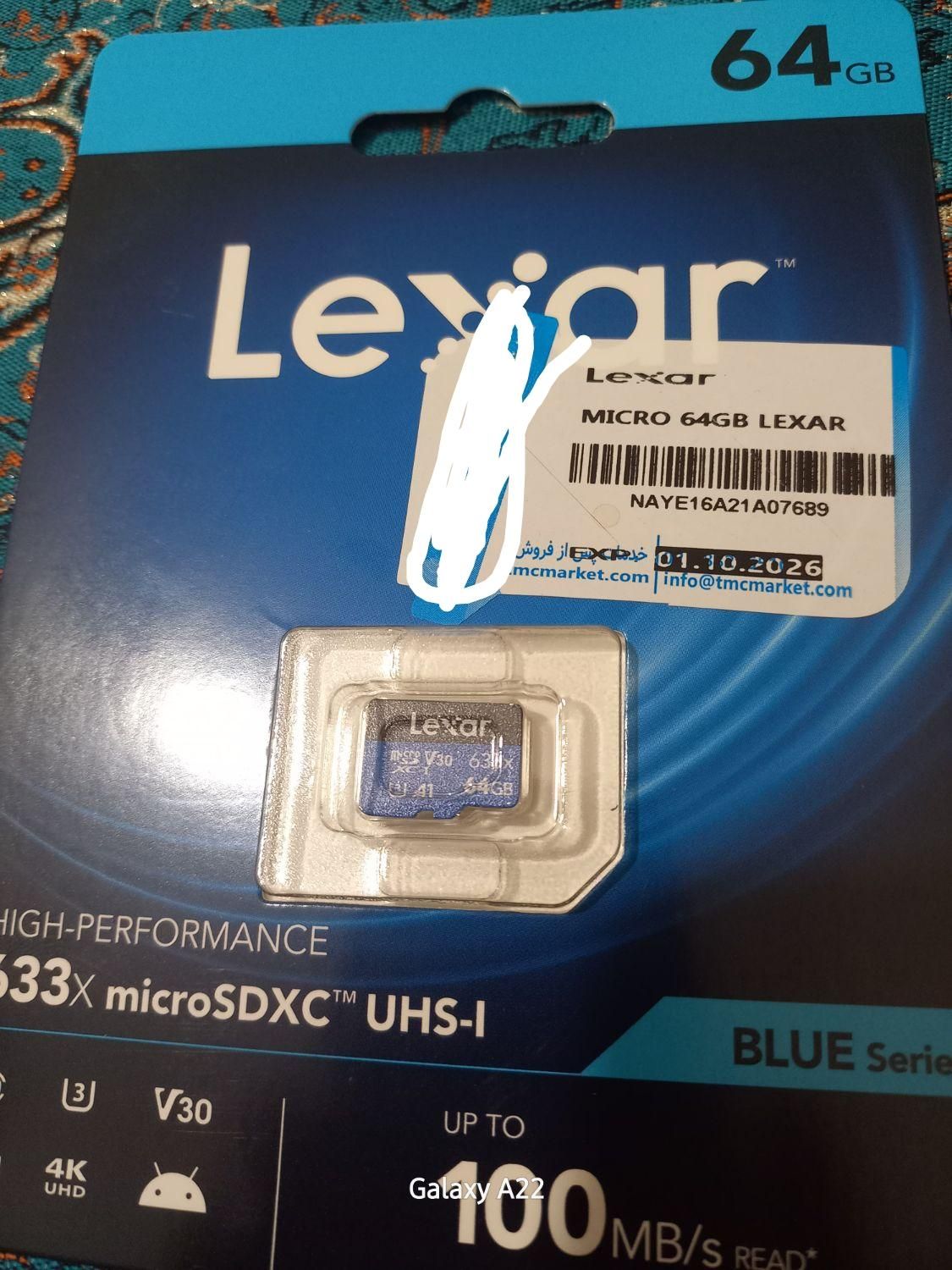 کارت حافظه موبایل پلمپ64گیک سرعت۱۰۰مگابایت|لوازم جانبی موبایل و تبلت|پرند, فاز ۶|دیوار