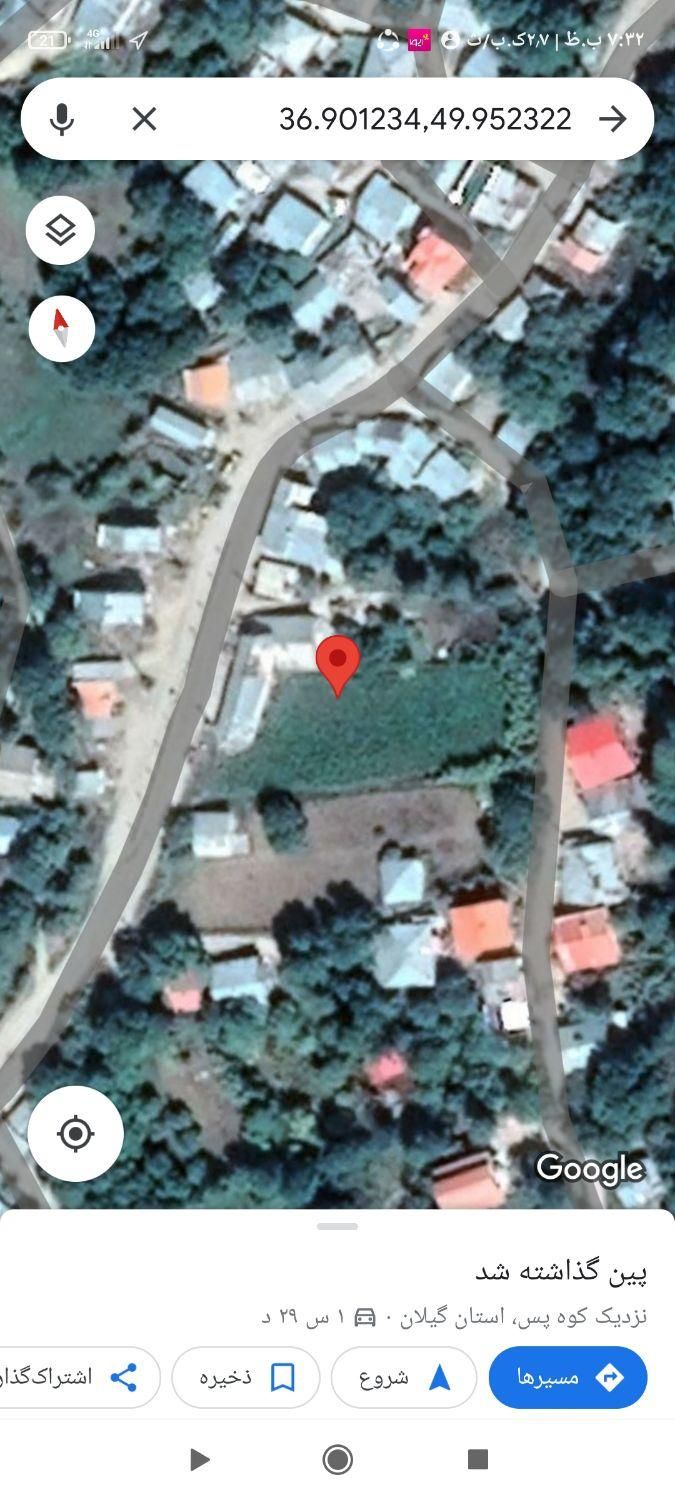 زمین ۲۲۱ متری کاملا مسکونی در سیاهکل اسپیلی|فروش زمین و ملک کلنگی|دیلمان, |دیوار