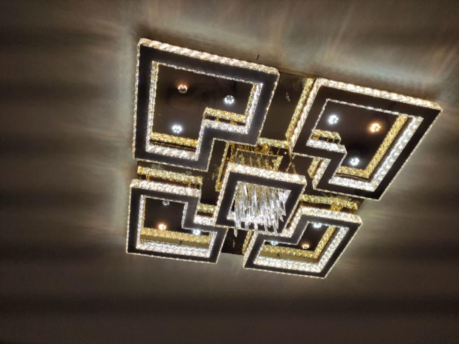 لوستر لوزی smd سه رنگ|لوستر و چراغ آویز|اصفهان, باغ زرشک|دیوار