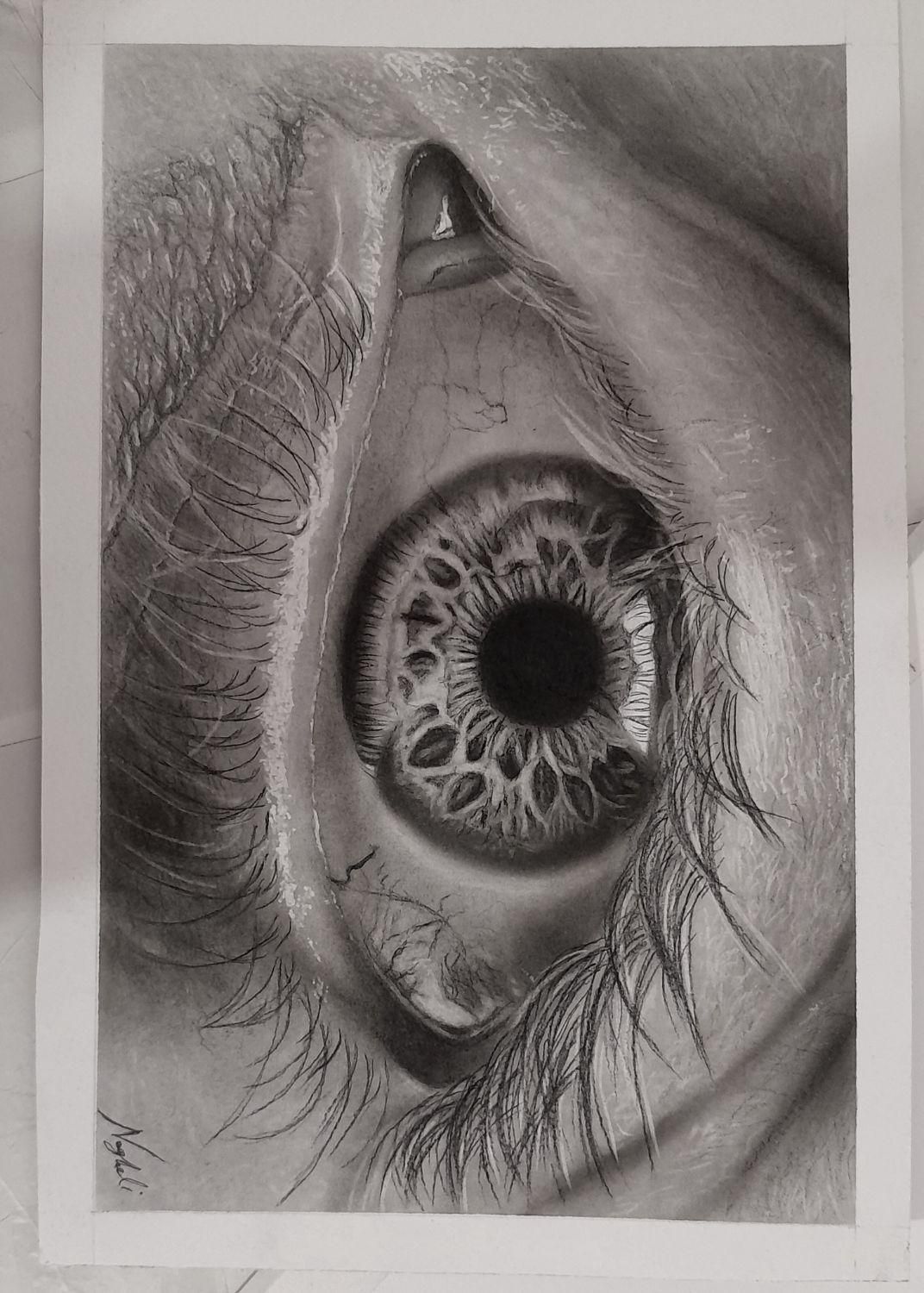 طراحی سیاه قلم|تابلو، نقاشی، عکس|اهواز, حصیرآباد|دیوار