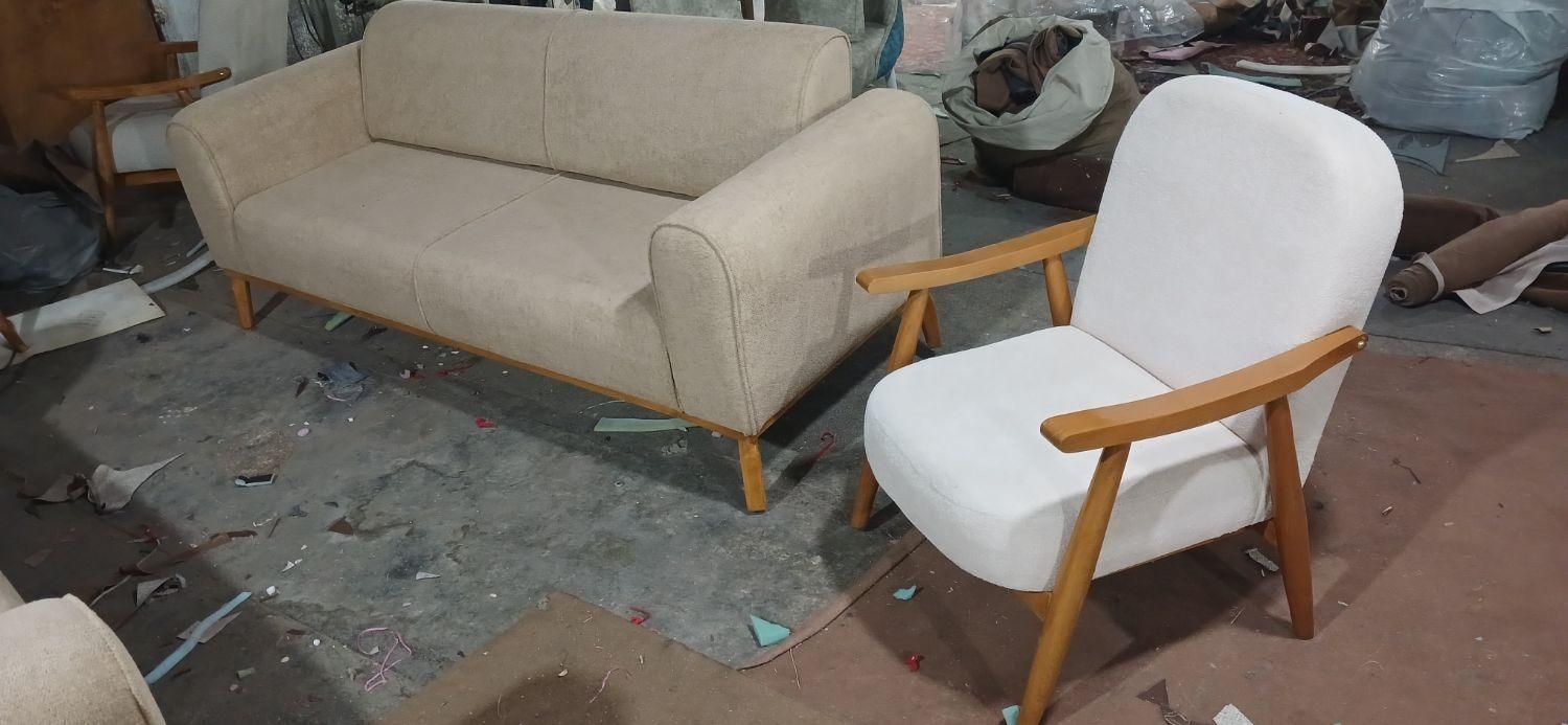 مبل مینیمال ۸نفره تخت خواب شو|مبلمان خانگی و میز عسلی|سبزوار, ابارش|دیوار