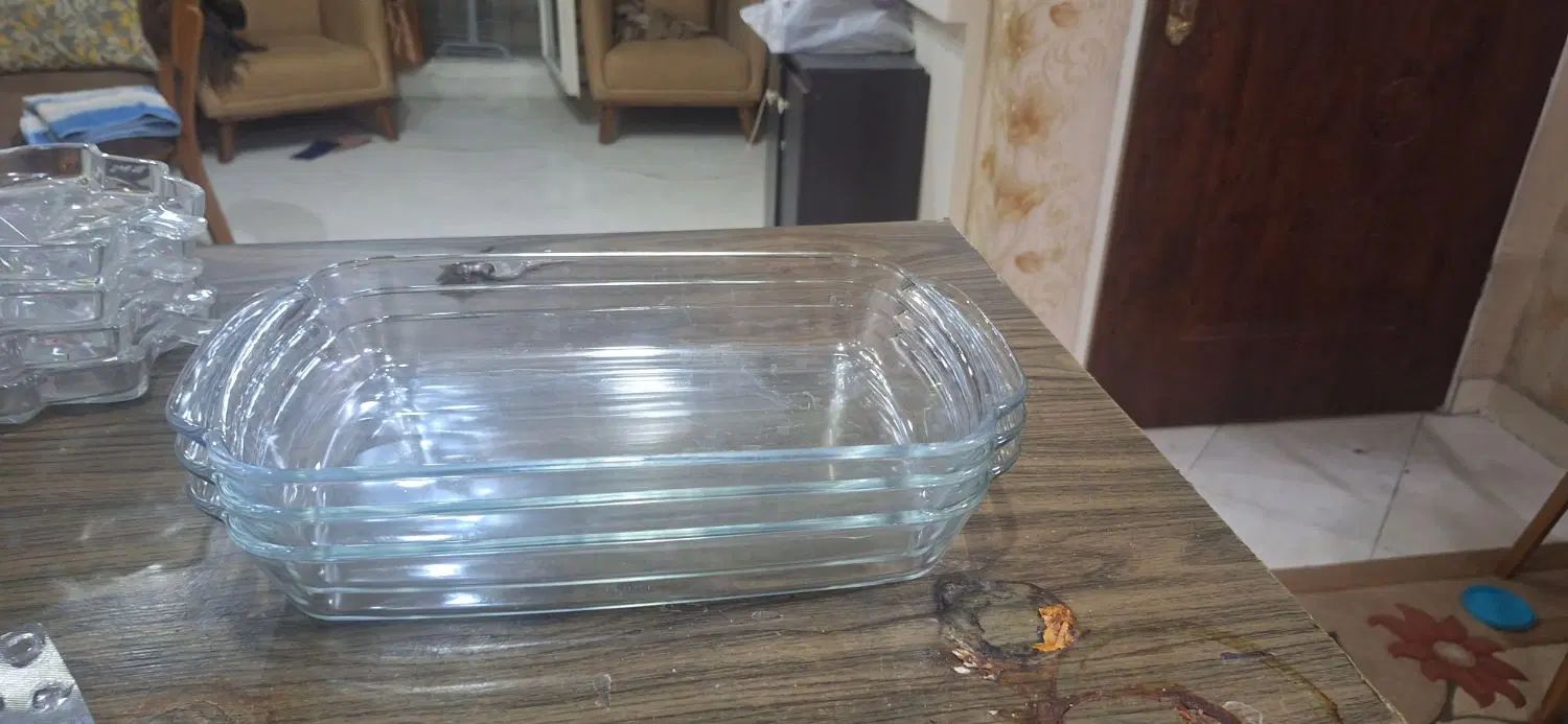 شکلات خوری قابلمه پیرکس فنجون و قندان ۲دست|ظروف سرو و پذیرایی|قرچک, دانشگاه پیام نور قرچک|دیوار
