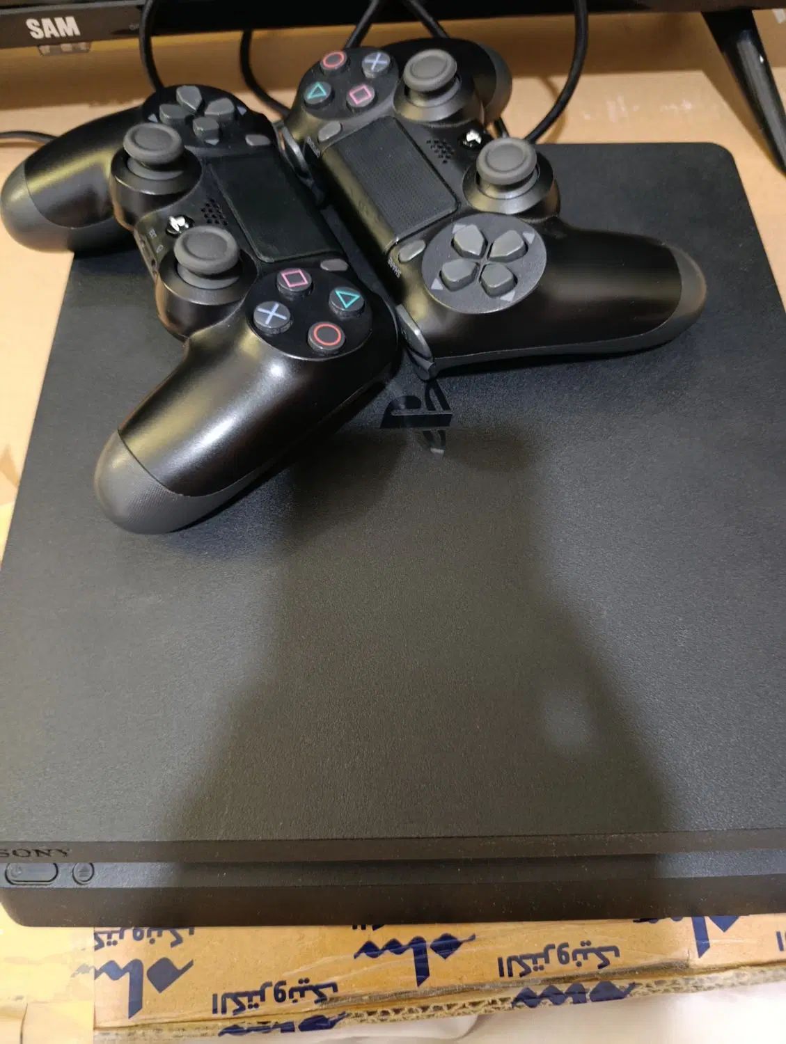ps4 slim نیم ترا فول بازی دو دسته معاوضه با موتور|کنسول، بازی ویدئویی و آنلاین|مشهد, آزادشهر|دیوار