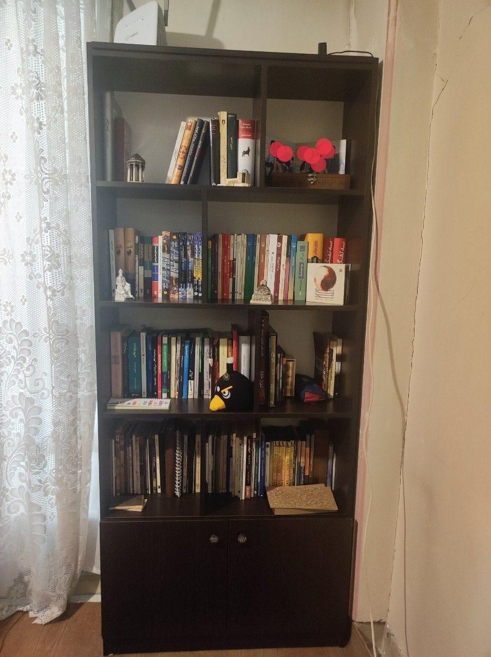 کتابخانه و جاکفشی|کتابخانه، شلف، قفسه‌های دیواری|تهران, گمرک|دیوار