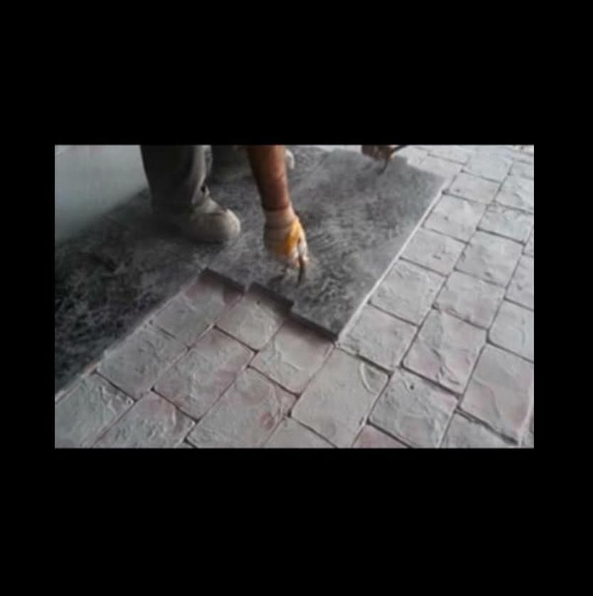 اجرای ماله پروانه و بتن منقش،بتن رنگی|خدمات پیشه و مهارت|اهواز, کوی نیرو|دیوار