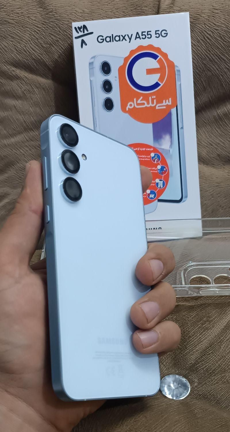 سامسونگ Galaxy A55 با حافظهٔ ۱۲۸ گیگابایت|موبایل|اصفهان, دشتستان|دیوار